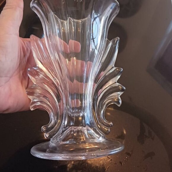 Vintage American Fosteria Fluted Vase 7" Excellent Condition - Picture 2 of 5